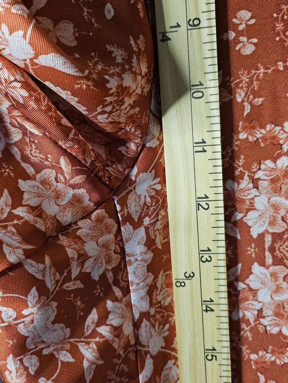 Zara Boho Straight Leg Palazzo Pants S Patchwork Floral Festival Coastal Flowy - Picture 10 of 13